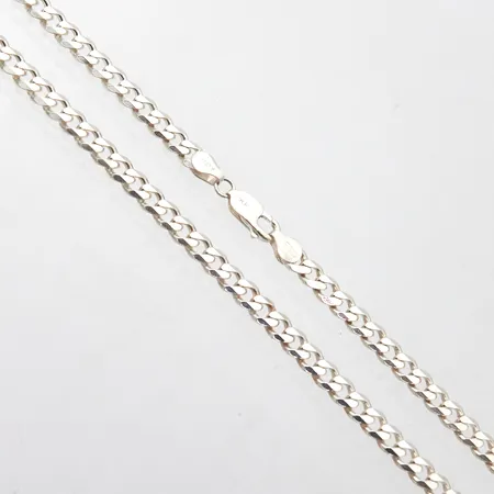 Panssarikaulaketju, pituus 54cm, leveys 5.4mm, 925, Paino: 29,1 g