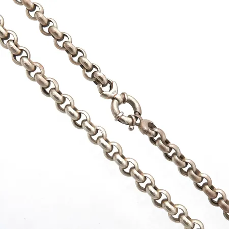 Papukaulaketju, pituus 42.5cm, leveys 9.2mm, 925, Paino: 45,8 g