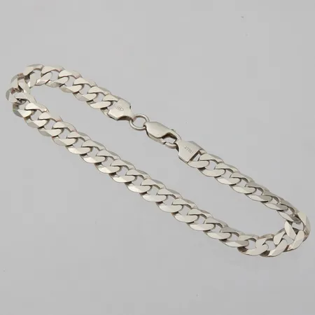 Panssariranneketju, pituus 210mm, leveys 8mm, 925, Paino: 13,7 g