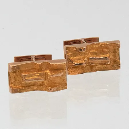 Kalvosinnapit, Lapponia, mitat 10x21mm, kaiverrettu, 585, Paino: 11,3 g