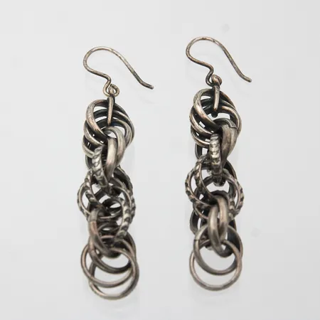 Korvakorut, Kalevala Koru, Setukaisten käätykorut, korkeus 54mm, 925, Paino: 14,2 g