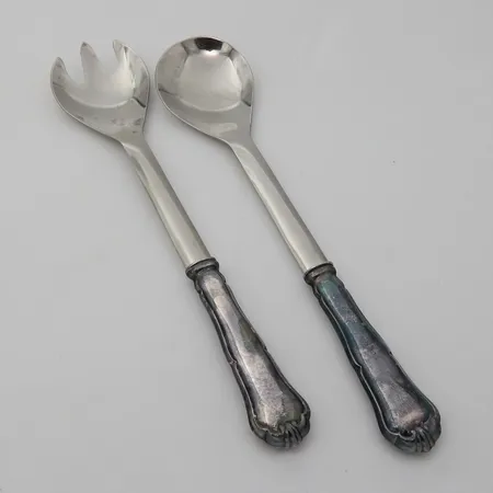 Salaattiottimet, Chippendale, pituudet 232mm, 830br, Paino: 152,6 g