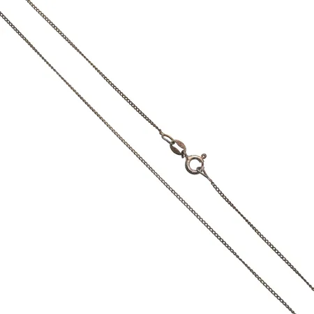 Panssarikaulaketju, pituus 46cm, 925, Paino: 1,3 g