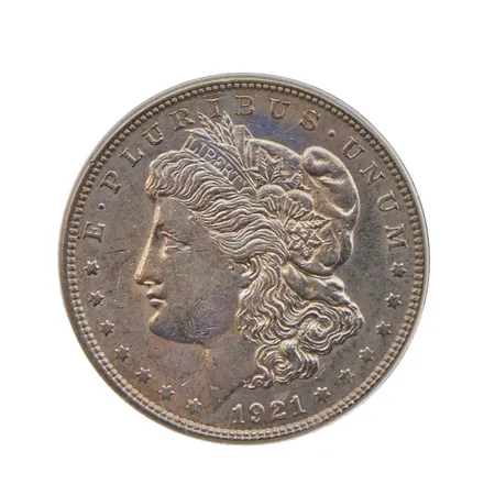 Hopeadollari, Morgan, Usa 1921, 900, Paino: 26,8 g