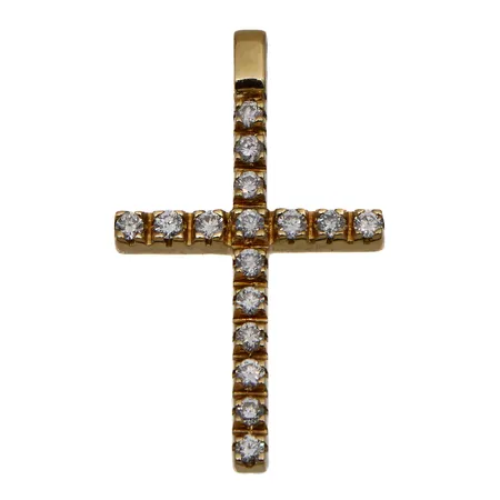 Timanttiristi 16xn0.03ct, korkeus 30mm, 750br, Paino: 3,8 g