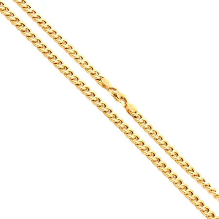 Panssarikaulaketju, pituus 45cm, leveys 7mm, 585, Paino: 20,8 g