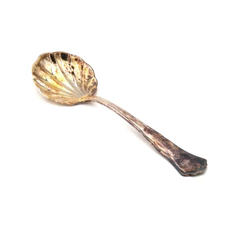 Sokerilusikka, Chippendale, pituus 117mm, 830, Paino: 16,2 g