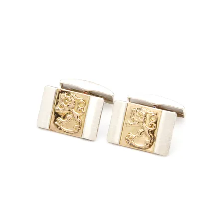 Leijona-kalvosinnapit, mitat 12,8*19,2mm, 925, Paino: 9,2 g