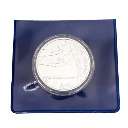 Juhlaraha, Fredrick Pacius 1809-1891, nimelliasrvo 10 euroa, 925, Paino: 26,2 g