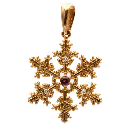 Kiviriipus timanteilla 3xn.0.02ct, korkeus 39mm, 750br, Paino: 3,7 g