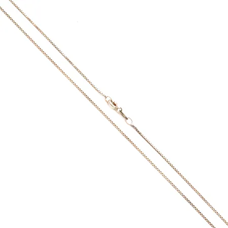Venetsia-kaulaketju, pituus 44,5cm, leveys 0,9mm, 925, Paino: 1,7 g
