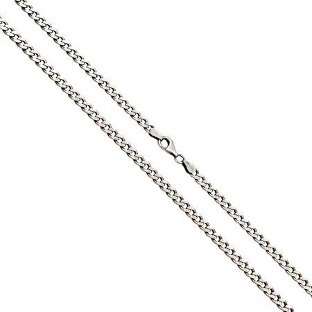 Panssarikaulaketju, pituus 45,5cm, leveys 4,6mm, 925, Paino: 15,9 g
