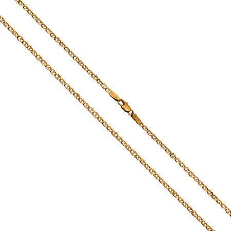 Kaulaketju, pituus 61cm, leveys 2mm, 750, Paino: 5,7 g