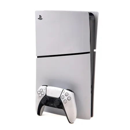 Pelikonsoli, Sony PlayStation 5 Slim Digital Edition, 1Tt, model CFI-2016, yksi ohjain, ei johtoja, laatikko, testattu toimivaksi listauksen yhteydessä, takuu ei voimassa