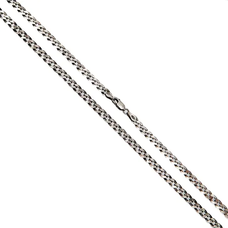 Panssarikaulaketju, pituus 60cm, leveys 4,8mm, 925, Paino: 11,4 g