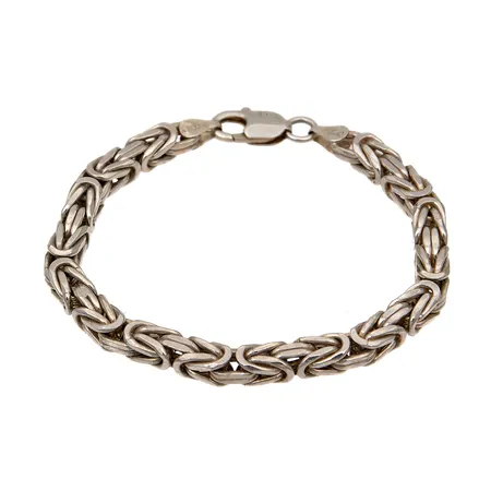 Kuningasranneketju, pituus 195mm, leveys 5,5mm, 925, Paino: 31,5 g
