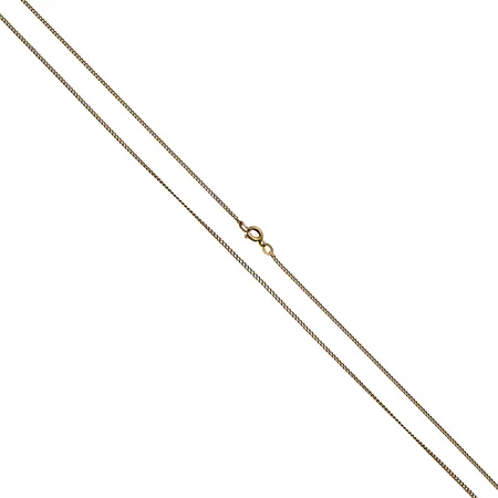 Panssarikaulaketju, pituus 47cm, leveys 1mm, 585, Paino: 2,2 g