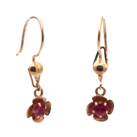 Kivikorvakorut, korkeus 25mm, 585br,  Paino: 0,9 g