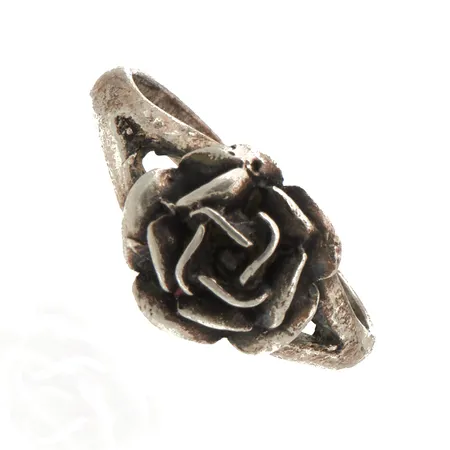 Ruusu-sormus, koko 17¼, 925,  Paino: 2,6 g