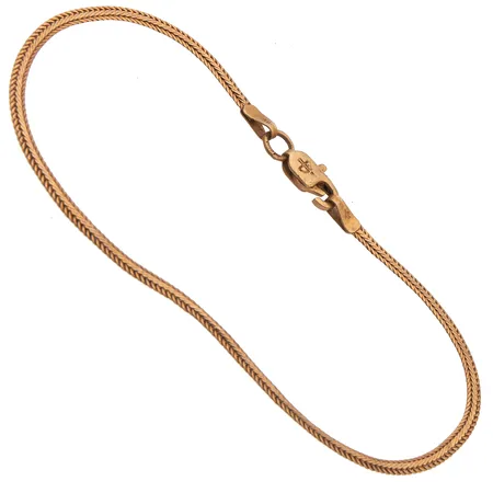 Ranneketju,  lukko viallinen, pituus 185mm, 585,  Paino: 2,1 g