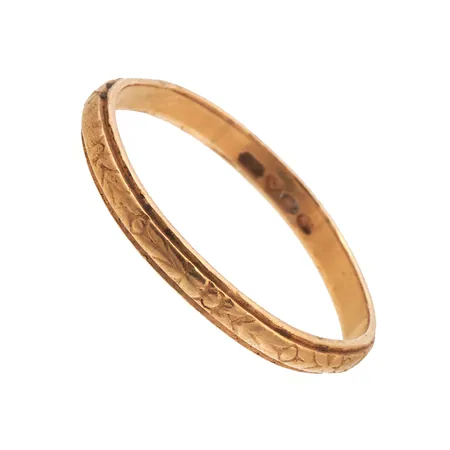 Viallinen sormus, 750,  Paino: 2,2 g