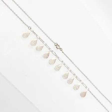 Kaulakoru, pituus 47cm, 925,  Paino: 7,1 g