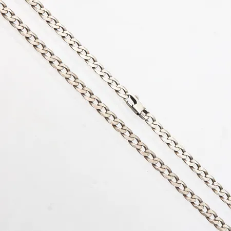 Panssarikaulaketju, pituus 60.5cm, leveys 6mm, 925,  Paino: 22,8 g