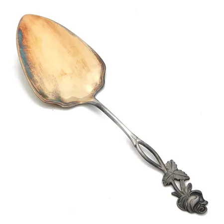 Kakkulapio, Ruusu, kaiverrettu, pituus 185mm, 813h,  Paino: 31 g