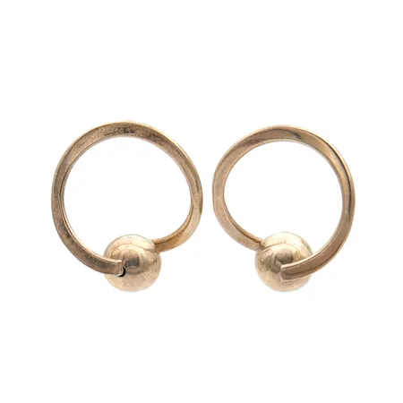 Korvakorut, korkeus 34mm, leveys 30mm, ei taustoja, 925, Paino: 12,2 g