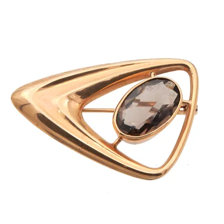 Rintaneula kivellä, leveys 38mm, 585br,  Paino: 4,3 g