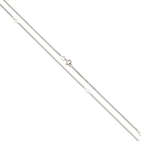 Kaulaketju, pituus 70cm, leveys 1mm, 925, Paino: 3,8 g