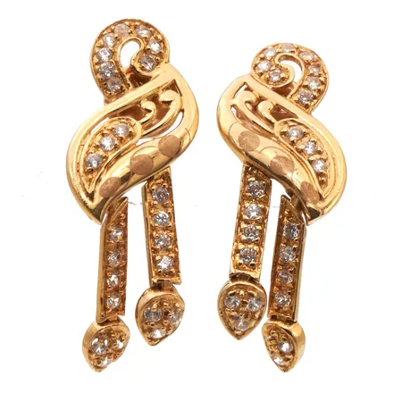 Kivikorvakorut, ruuvikiinnitys, korkeus 33mm, 875br, Paino: 6,4 g