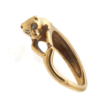 Timanttisormus 2xn.0.01ct, koko 17, 750,  Paino: 6,7 g