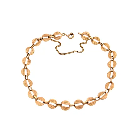 Ranneketju, pituus 200mm, leveys 6mm, Westerback Oy, vuodelta 1968, 585, Paino: 5,1 g