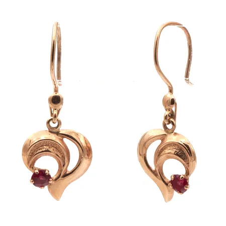 Kivikorvakorut, korkeus 28mm, 585br,  Paino: 0,9 g