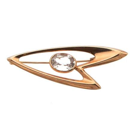 Rintaneula kivellä, leveys 48mm, 585br,  Paino: 2,5 g