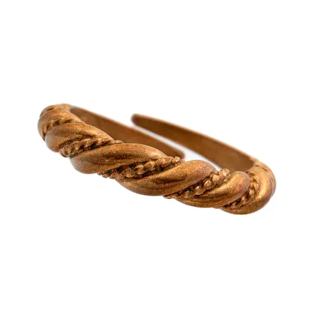 Sormus Kalevala, Halikon Lampolan Kierresormus, koko 18, koko muunneltavissa, pronssia