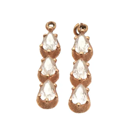 Viallisia kiviriipuksen osia, 585br,  Paino: 1,4 g