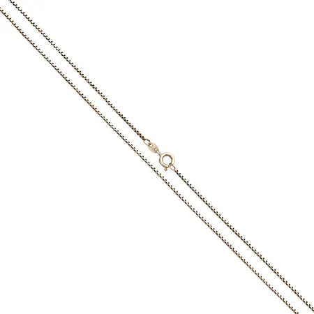 Venetsia-kaulaketju, pituus 60cm, leveys 1mm 925, Paino: 4,4 g