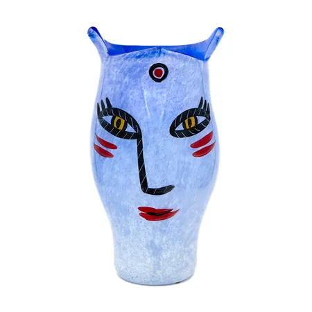 Maljakko Kosta Boda "Open Mind", design Ulrica Hydman-Vallien, signeerattu, yksi pieni naarmu, 48744, korkeus 26cm, Paino: 0 g Ei lähetetä