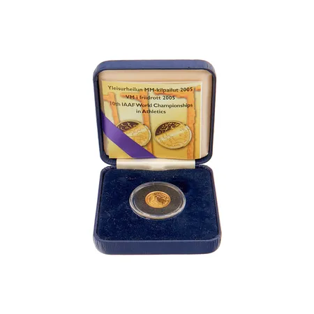 Kultaraha, Yleisurheilun MM-kilpailut 2005, no. 002118, 900, Paino: 1,7 g