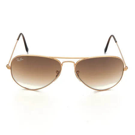 Aurinkolasit Ray-Ban Aviator 58012, kotelo, käytön jälkiä, mikrokuituliina