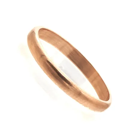 Sileä sormus, koko 17, 585,  Paino: 1,7 g