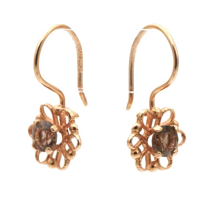 Kivikorvakorut, korkeus 19mm, 585br,  Paino: 1,2 g