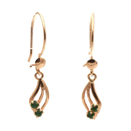 Kivikorvakorut, korkeus 27mm, 585br,  Paino: 0,8 g