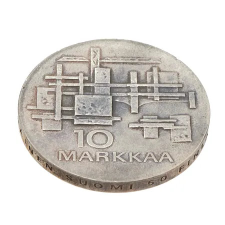 Juhlaraha, 10 markkaa, Itsenäinen Suomi 50 vuotta 1917 -1967, Suomi, 900,
