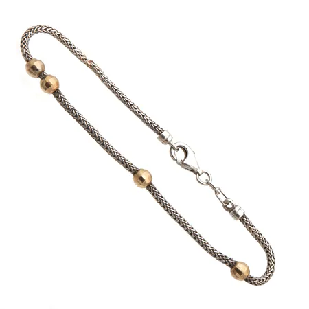 Rannekoru, pituus 190mm, 925,  Paino: 5,4 g