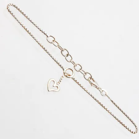 Nilkkakoru, pituus 215-250mm, 925,  Paino: 4,9 g