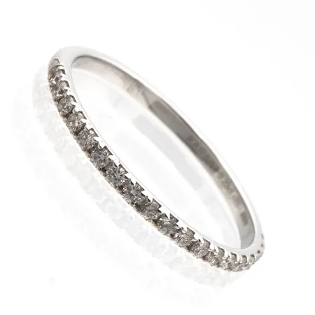 Timanttisormus 19xn.0.01ct, koko 19½, 750 valkokulta,  Paino: 1,5 g