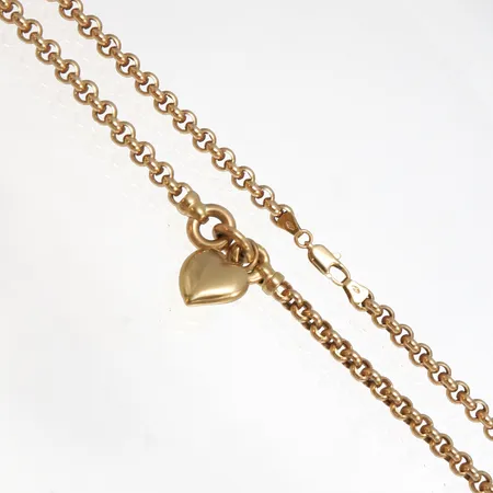 Kaulakoru, pituus 46cm, 585,  Paino: 18,8 g